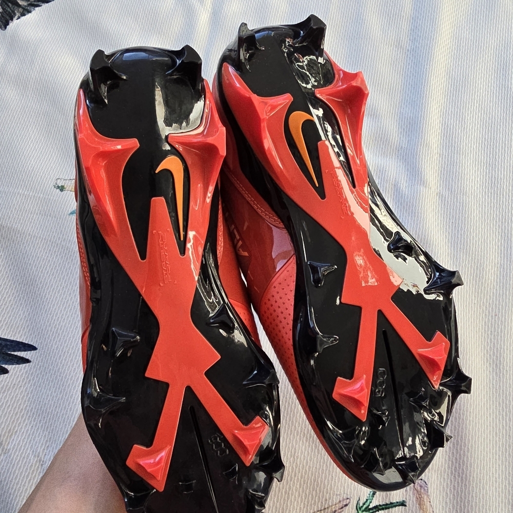 NEW Nike Alpha Menace 4 Pro SE Football Cleats – Men’s 7 – Red/Black - Picture 4 of 6